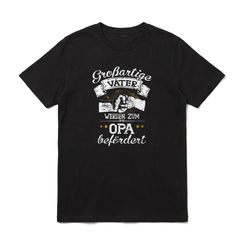 Oma Weltbester Großartige Väter T-Shirt – Klassisches T-Shirt in Schwarz