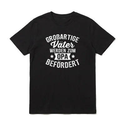 Großartige Väter Werden T-Shirt – Klassisches T-Shirt in Schwarz