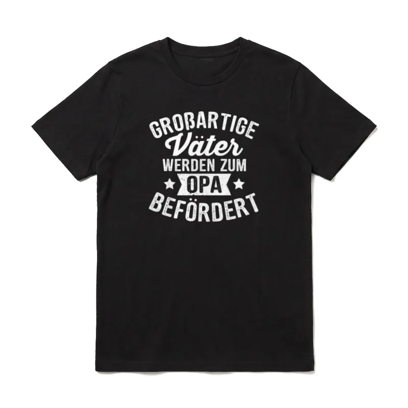 Großartige Väter Werden T-Shirt – Klassisches T-Shirt in Schwarz