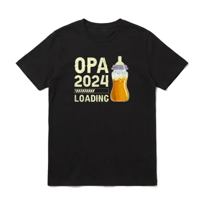 Werdender Opa zukünftiger Opa T-Shirt – Klassisches T-Shirt in Schwarz