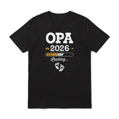 Opa 2026 Loading T-Shirt – Klassisches T-Shirt in Schwarz