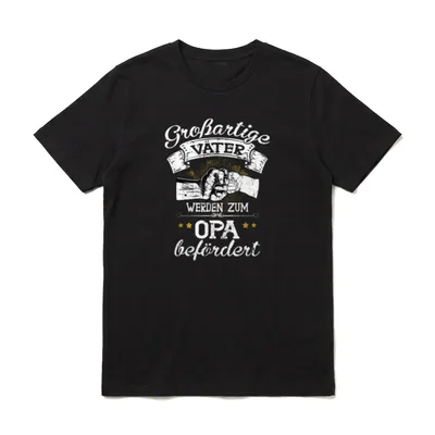 Opa Vati Vater Großartige T-Shirt – Klassisches T-Shirt in Schwarz
