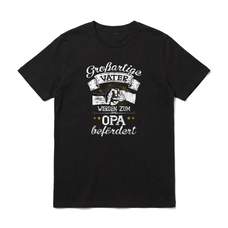 Opa Vati Vater Großartige T-Shirt – Klassisches T-Shirt in Schwarz