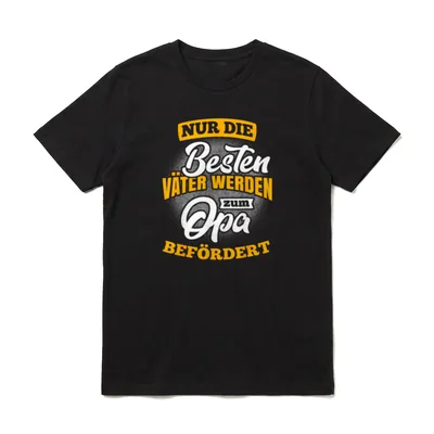 Nur Die Besten Väter T-Shirt – Klassisches T-Shirt in Schwarz