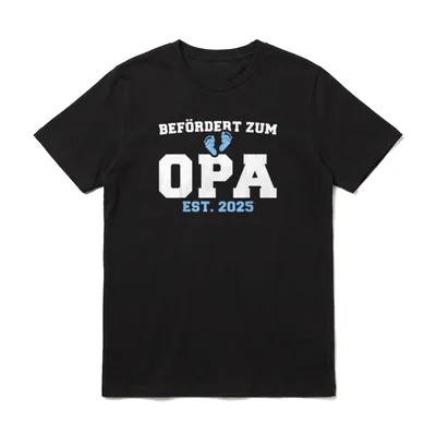 Schwangerschaft verkünden Ideen 2025 T-Shirt – Klassisches T-Shirt in Schwarz