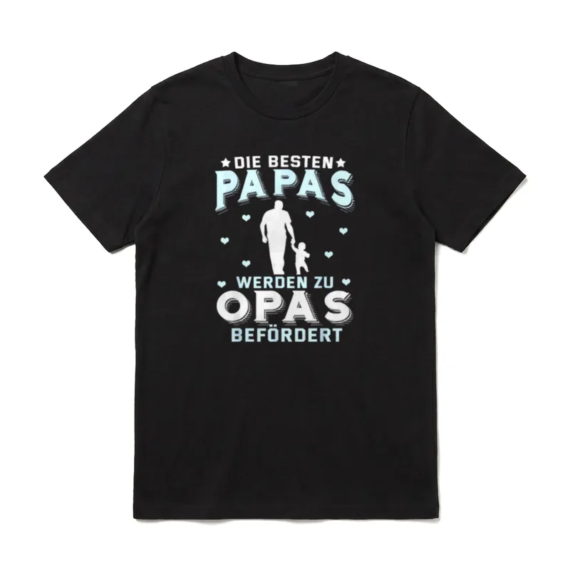 Großartige Väter werden T-Shirt – Klassisches T-Shirt in Schwarz
