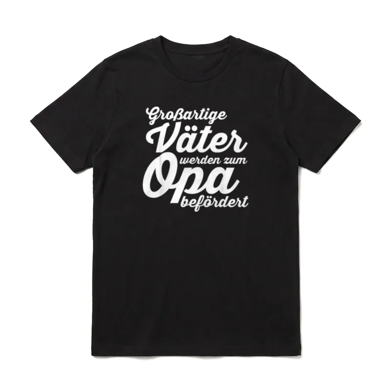Männertag Vatertag Großartige Väter T-Shirt – Klassisches T-Shirt in Schwarz