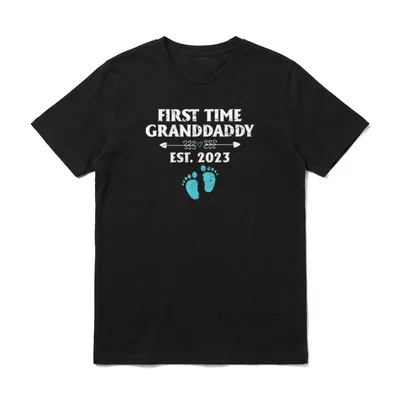 Zum ersten Mal Opa T-Shirt – Klassisches T-Shirt in Schwarz