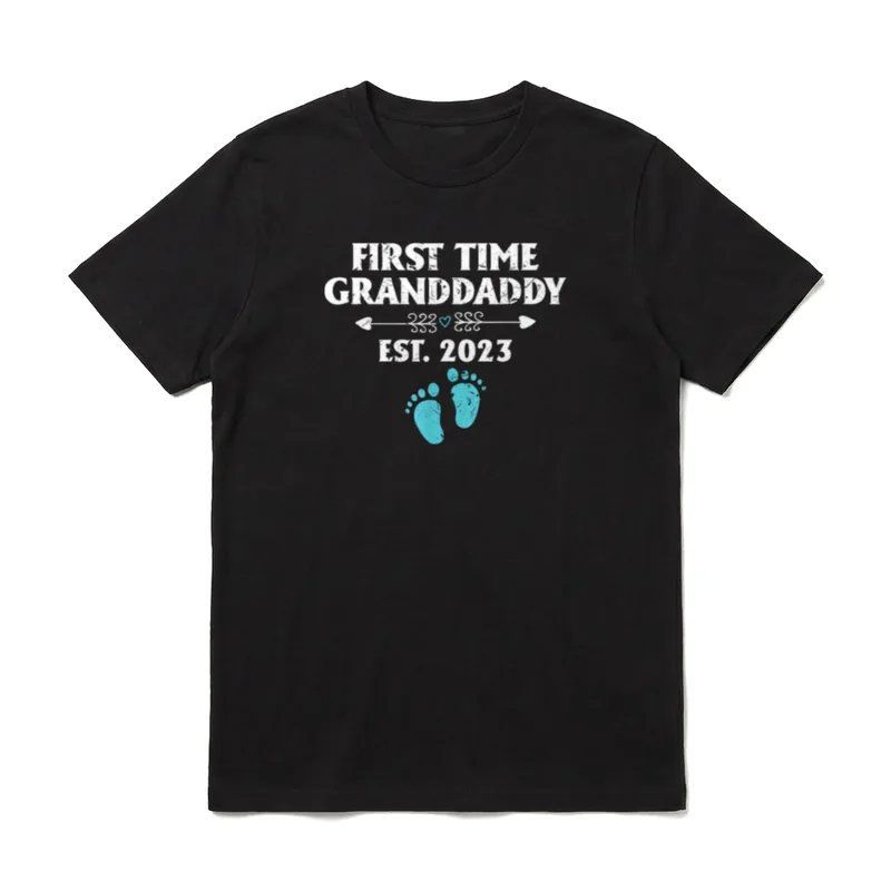 Zum ersten Mal Opa T-Shirt – Klassisches T-Shirt in Schwarz