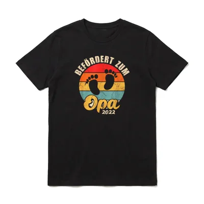 Schwangerschaft 2022 Werdender Opa T-Shirt – Klassisches T-Shirt in Schwarz
