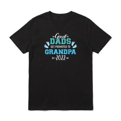 Besten Papas werden T-Shirt – Klassisches T-Shirt in Schwarz