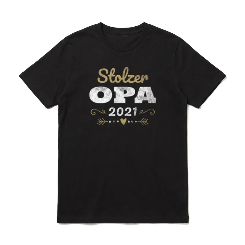 Stolzer Opa Loading 2021 T-Shirt – Klassisches T-Shirt in Schwarz