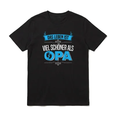Nachwuchs Werdender Opa Geschenke T-Shirt – Klassisches T-Shirt in Schwarz