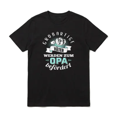 Großartige Väter werden T-Shirt – Klassisches T-Shirt in Schwarz