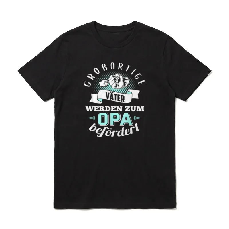 Großartige Väter werden T-Shirt – Klassisches T-Shirt in Schwarz