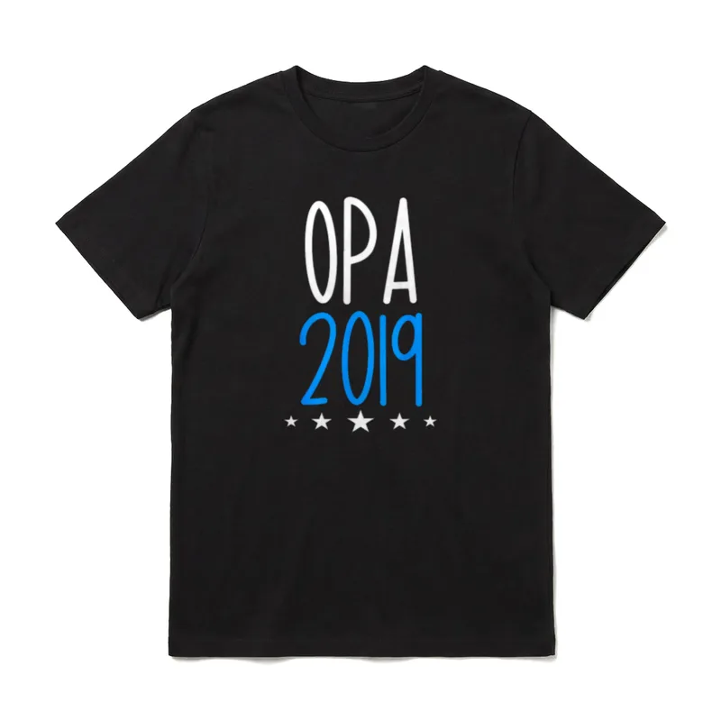 Opa 2019 Werdender Opa T-Shirt – Klassisches T-Shirt in Schwarz