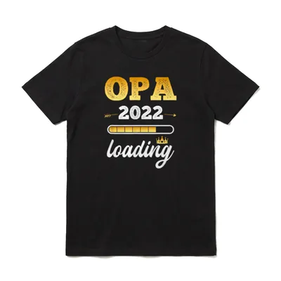 Opa 2022 Loading Ich T-Shirt – Klassisches T-Shirt in Schwarz