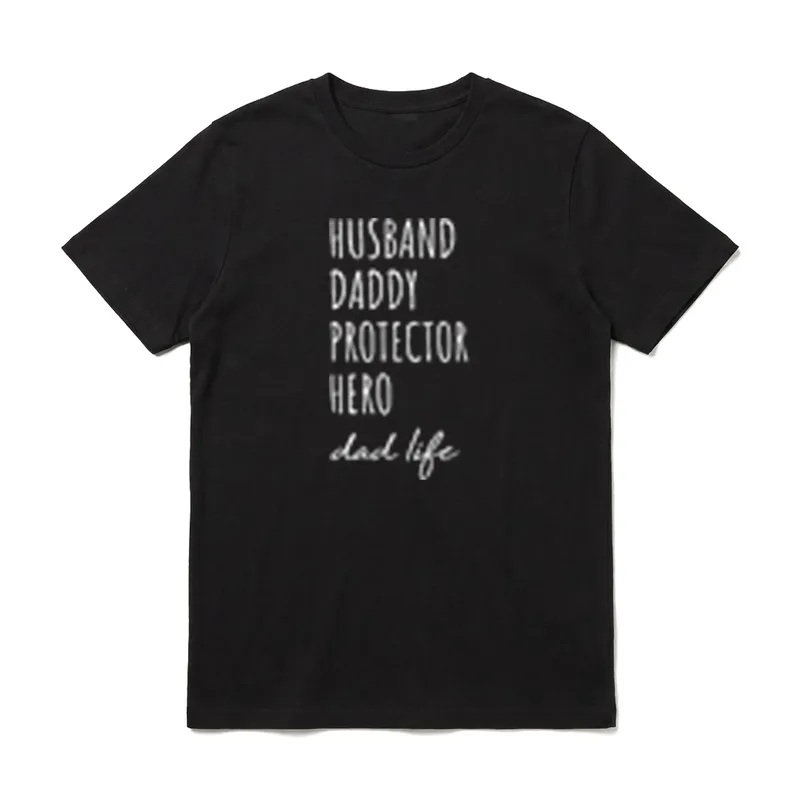 Dad Life Husband Daddy T-Shirt – Klassisches T-Shirt in Schwarz