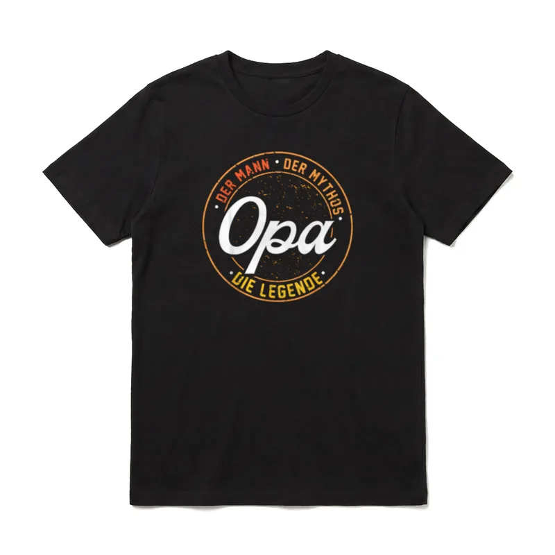 OPA Der Mann Der Mythos T-Shirt – Klassisches T-Shirt in Schwarz