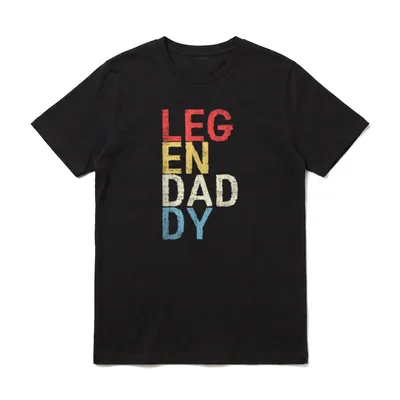 Legendaddy Papa Legendär Vater Vatertag T-Shirt – Klassisches T-Shirt in Schwarz