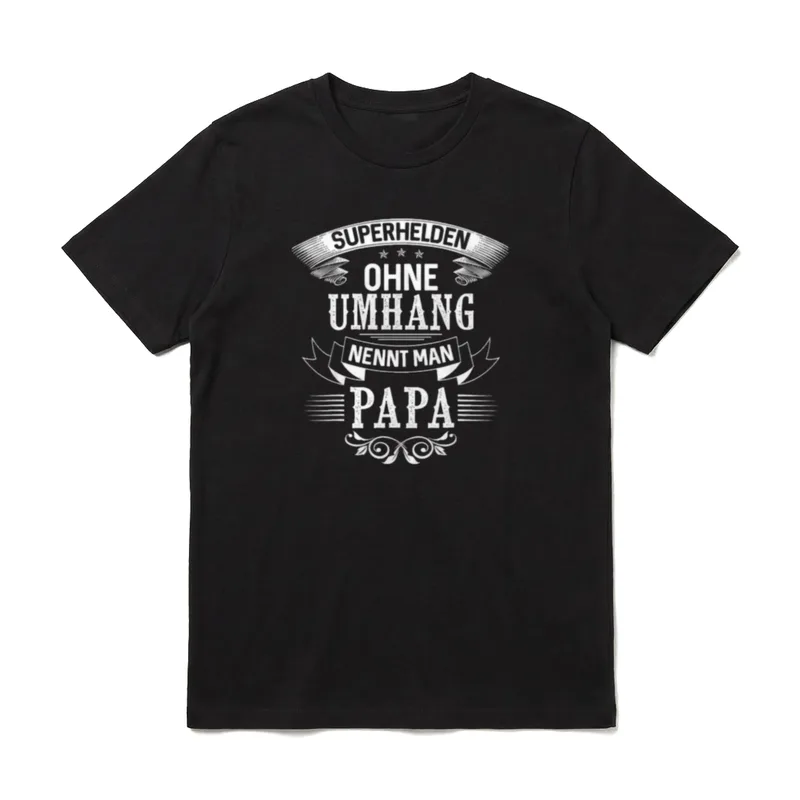 Superhelden Ohne Umhang Nennt T-Shirt – Klassisches T-Shirt in Schwarz