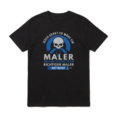 Maler Spruch Lackierer Ehemann T-Shirt – Klassisches T-Shirt in Schwarz