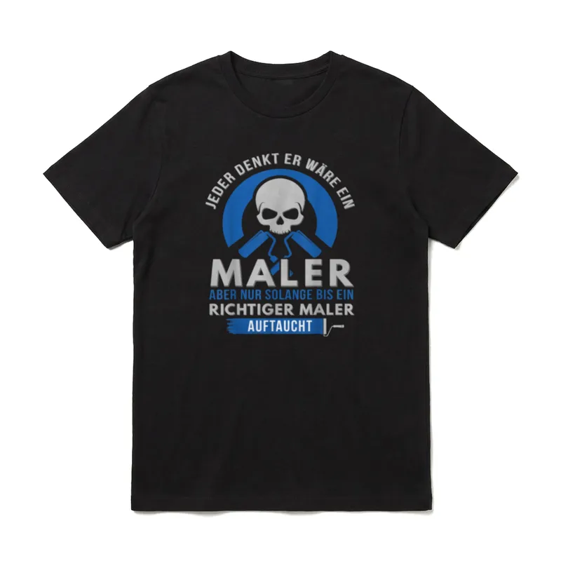 Maler Spruch Lackierer Ehemann T-Shirt – Klassisches T-Shirt in Schwarz