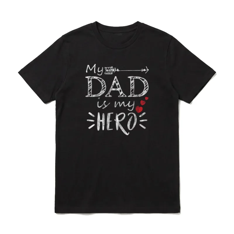My Dad Is My T-Shirt – Klassisches T-Shirt in Schwarz