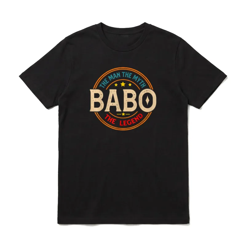 BABO Die Legende T-Shirt – Klassisches T-Shirt in Schwarz