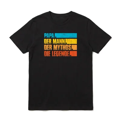 Papa Geburtstag Weihnachten Vater T-Shirt – Klassisches T-Shirt in Schwarz
