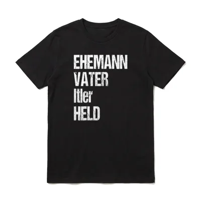 Ehemann Vater Itler Held T-Shirt – Klassisches T-Shirt in Schwarz