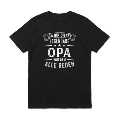 Ich bin dieser legendäre T-Shirt – Klassisches T-Shirt in Schwarz