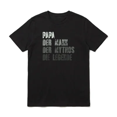 Vatertag Männertag Dad Papa T-Shirt – Klassisches T-Shirt in Schwarz
