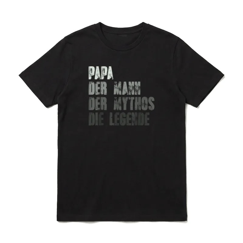 Vatertag Männertag Dad Papa T-Shirt – Klassisches T-Shirt in Schwarz