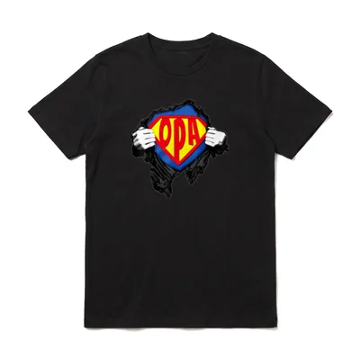 Opa Superheld Großvater Super T-Shirt – Klassisches T-Shirt in Schwarz