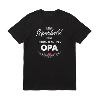 Einen Superheld ohne Umhang T-Shirt – Klassisches T-Shirt in Schwarz