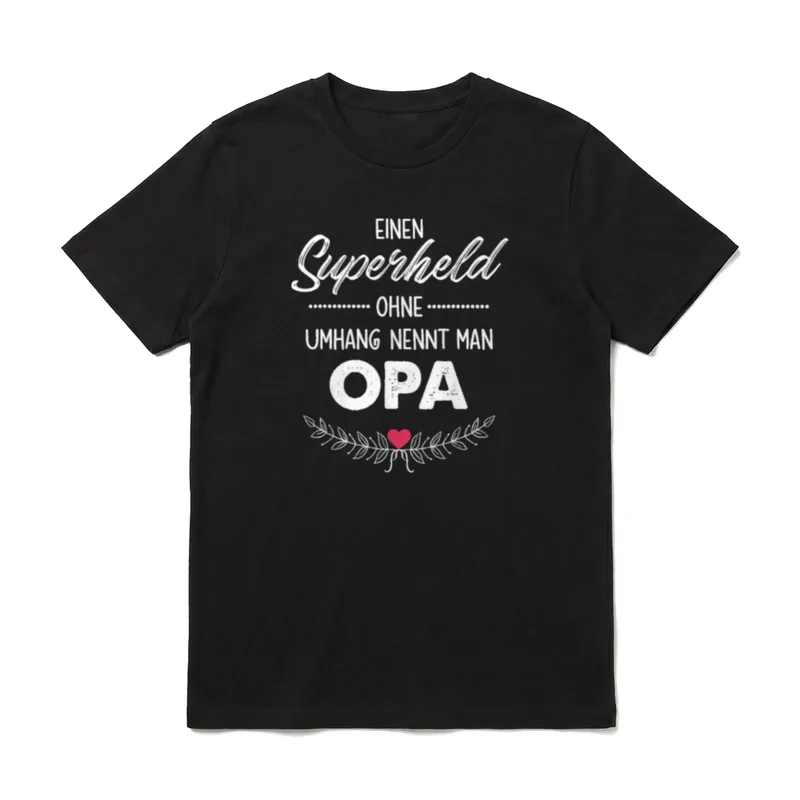 Einen Superheld ohne Umhang T-Shirt – Klassisches T-Shirt in Schwarz