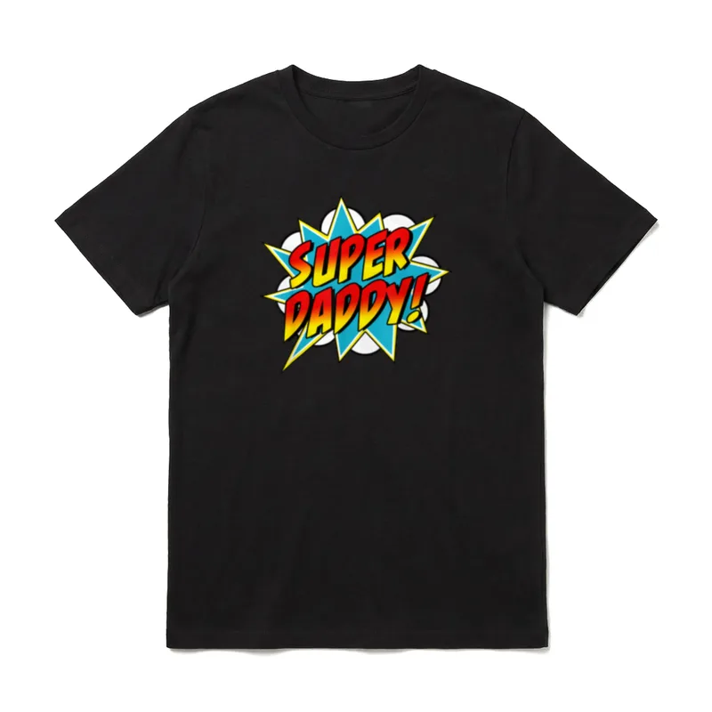Super Daddy Comic Buch T-Shirt – Klassisches T-Shirt in Schwarz