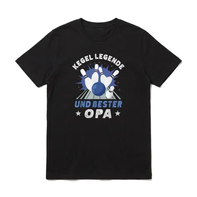 Kegel Legende Und Bester T-Shirt – Klassisches T-Shirt in Schwarz