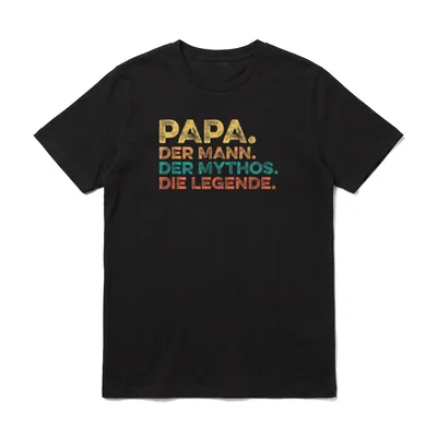 Vatertag Geburtstag Papa T-Shirt – Klassisches T-Shirt in Schwarz