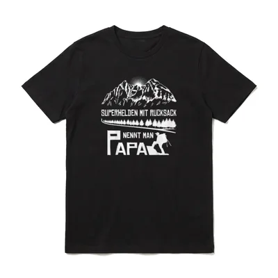 Wandern Berge Lustiger Wander T-Shirt – Klassisches T-Shirt in Schwarz