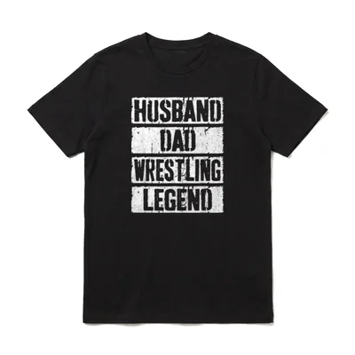 Ehemann Papa Wrestling Legend T-Shirt – Klassisches T-Shirt in Schwarz