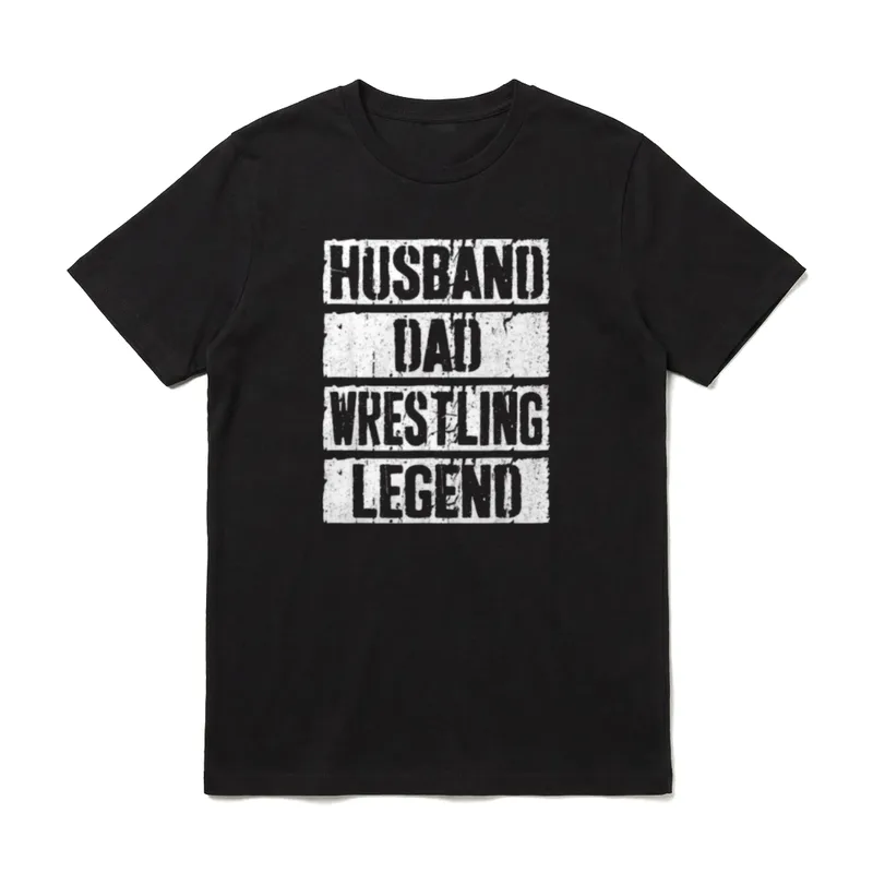 Ehemann Papa Wrestling Legend T-Shirt – Klassisches T-Shirt in Schwarz
