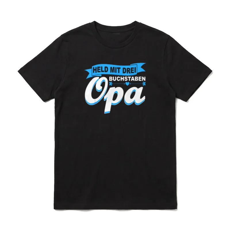 Großvater Spruch Großpapa Held T-Shirt – Klassisches T-Shirt in Schwarz