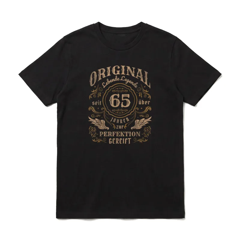 Vatertag 65. Geburtstag Papa T-Shirt – Klassisches T-Shirt in Schwarz