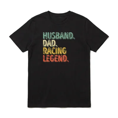 Lustiges Vatertags Ehemann Papa T-Shirt – Klassisches T-Shirt in Schwarz