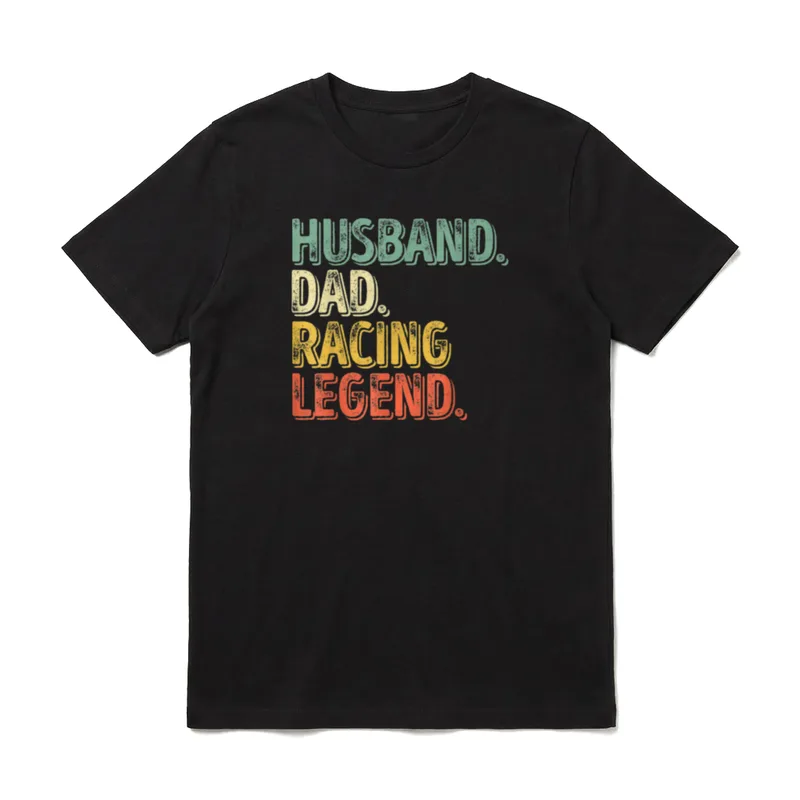 Lustiges Vatertags Ehemann Papa T-Shirt – Klassisches T-Shirt in Schwarz