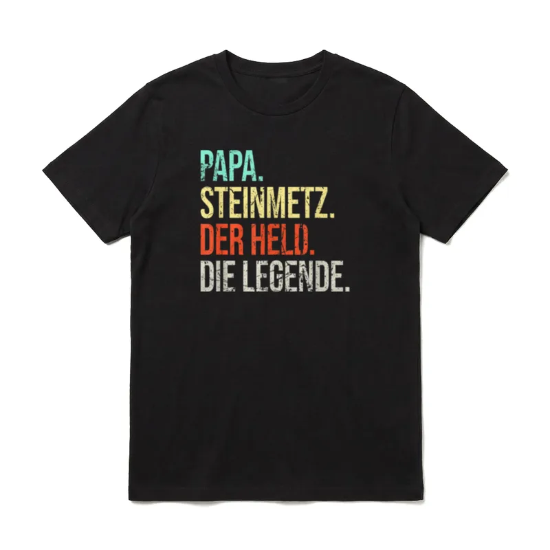 Steinmetz Papa Legende Vater T-Shirt – Klassisches T-Shirt in Schwarz