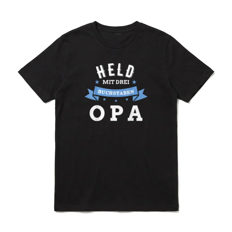 Opa Held Geburtstag lustig T-Shirt – Klassisches T-Shirt in Schwarz