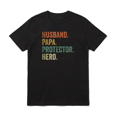 Cool Husband Daddy Protector T-Shirt – Klassisches T-Shirt in Schwarz